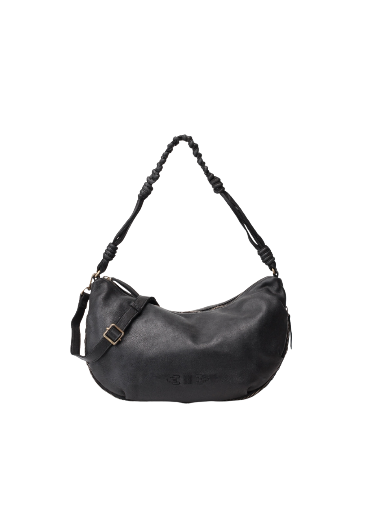 Biba Leather Niland Bag in Black