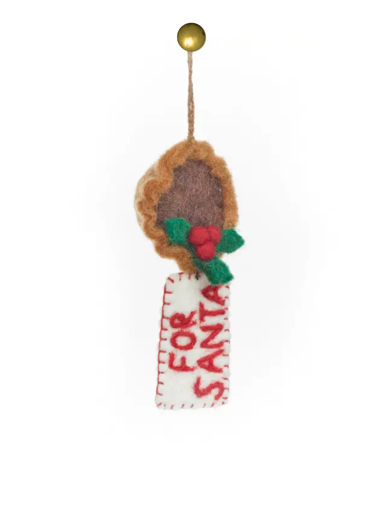 Felt So Good Snack For Santa Hanging Decoration