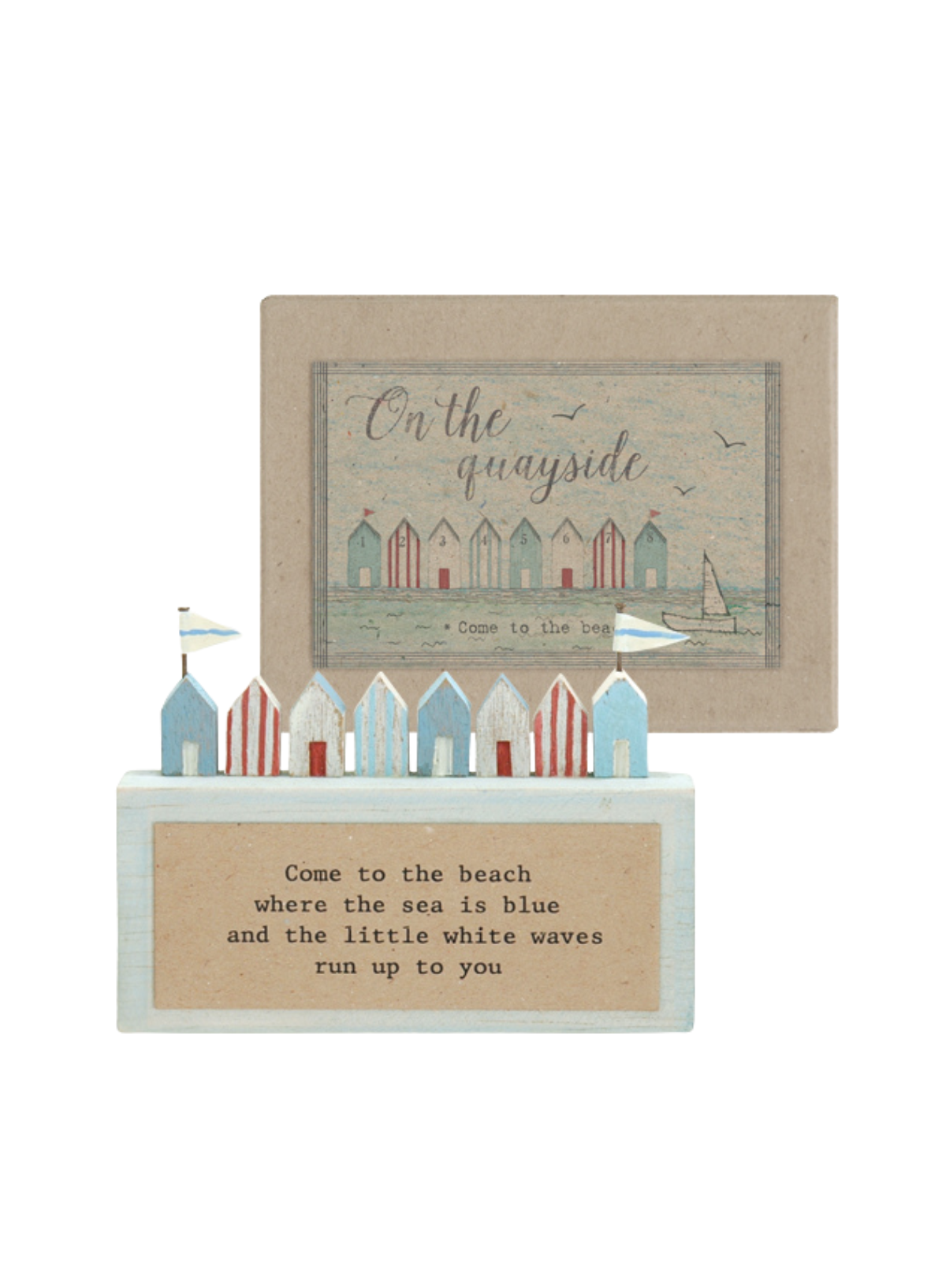 East of India Come to beach Wonderland plaque