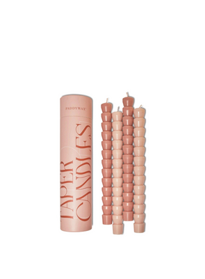 Taper Candle Set in Pink & Blush from Paddywax
