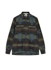 Oscar Big Size Inka Overshirt in Forest Night from Anerkjendt
