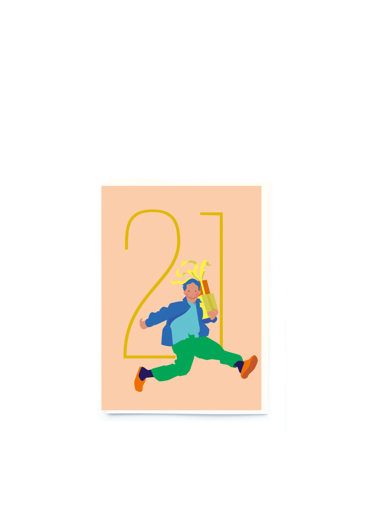 Mens Age 21 Card from Noi