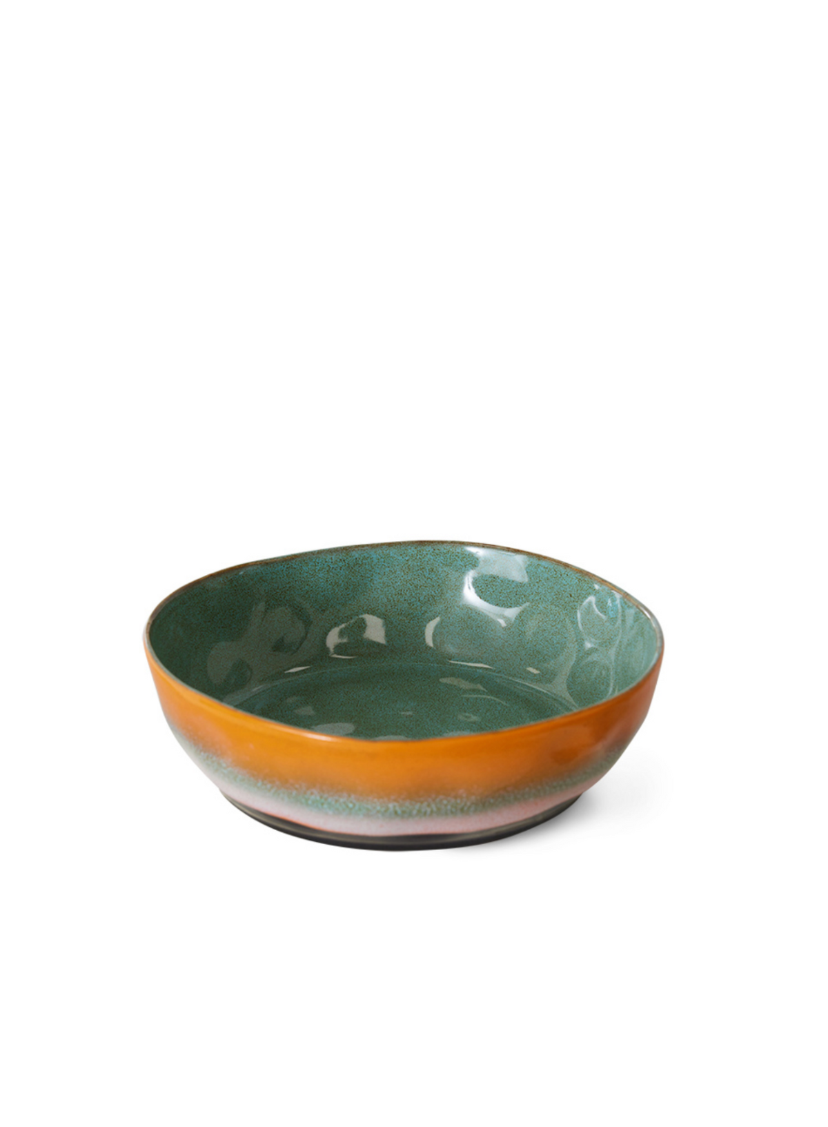 70's Ceramics Pasta Bowl in Golden Hour from HK Living