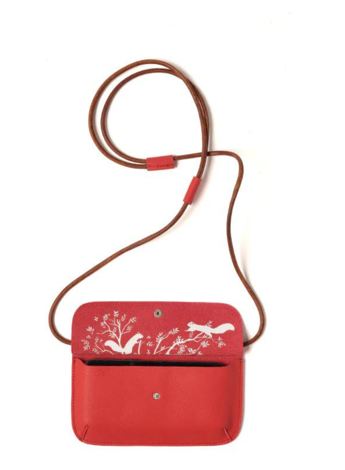 Phonebag Hang On in Coral from Keecie