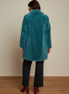 Anais Coat Long Philly in Sea Blue from King Louie