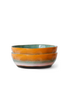 70's Ceramics Pasta Bowl in Golden Hour from HK Living