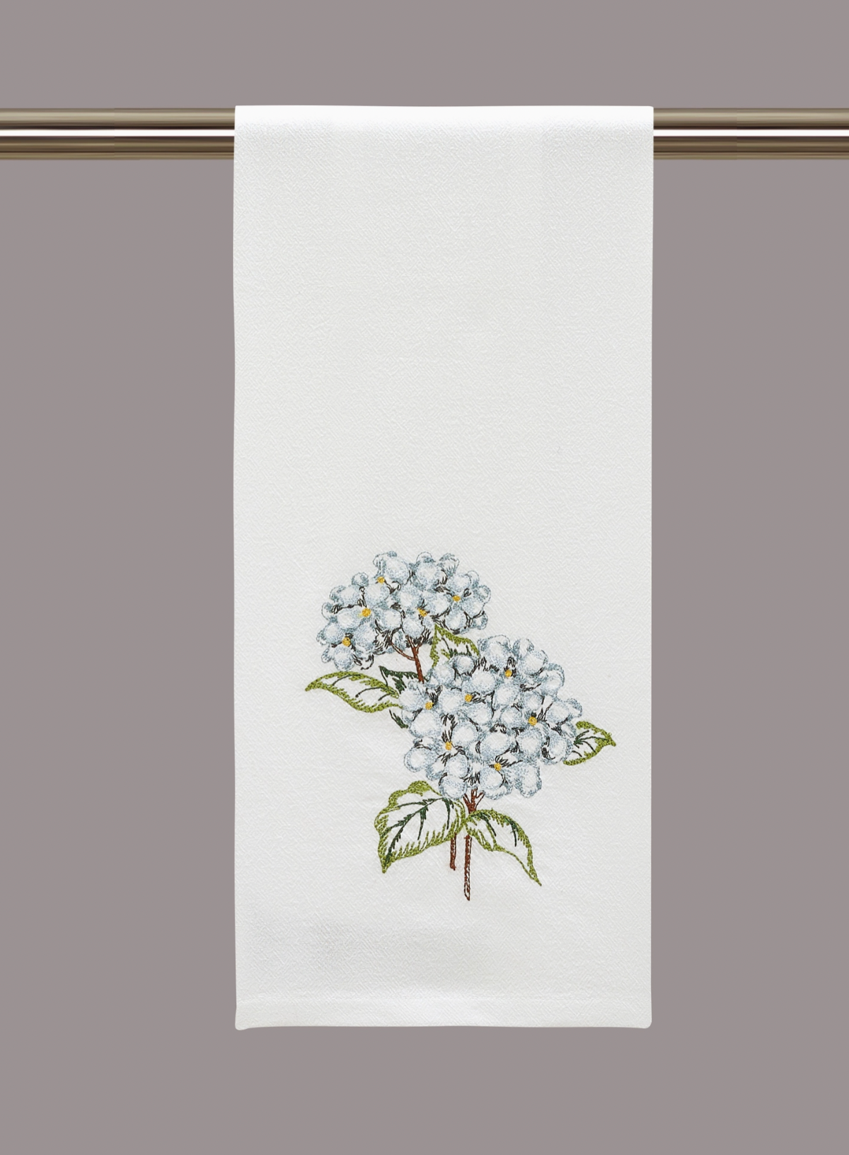 Peking Handicraft Hydrangea Kitchen Towel
