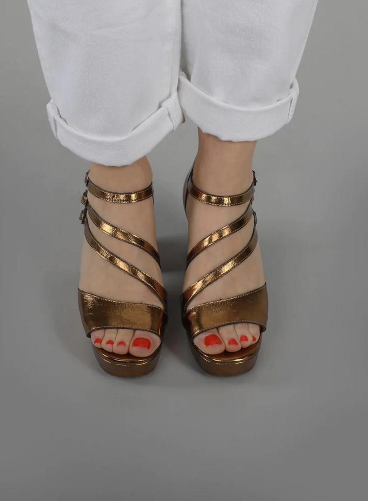 Carmen Heels in Bronze from Esska