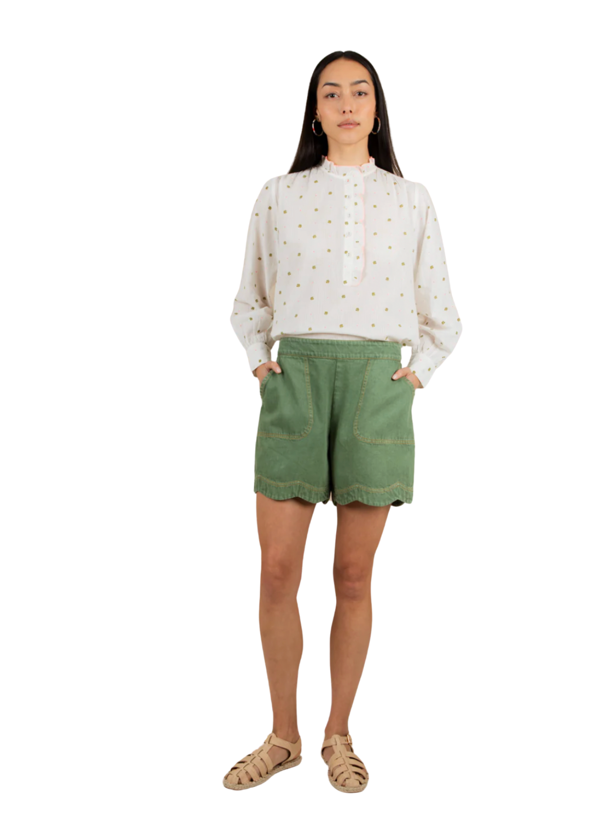 Bonté Mary Shorts in Fern