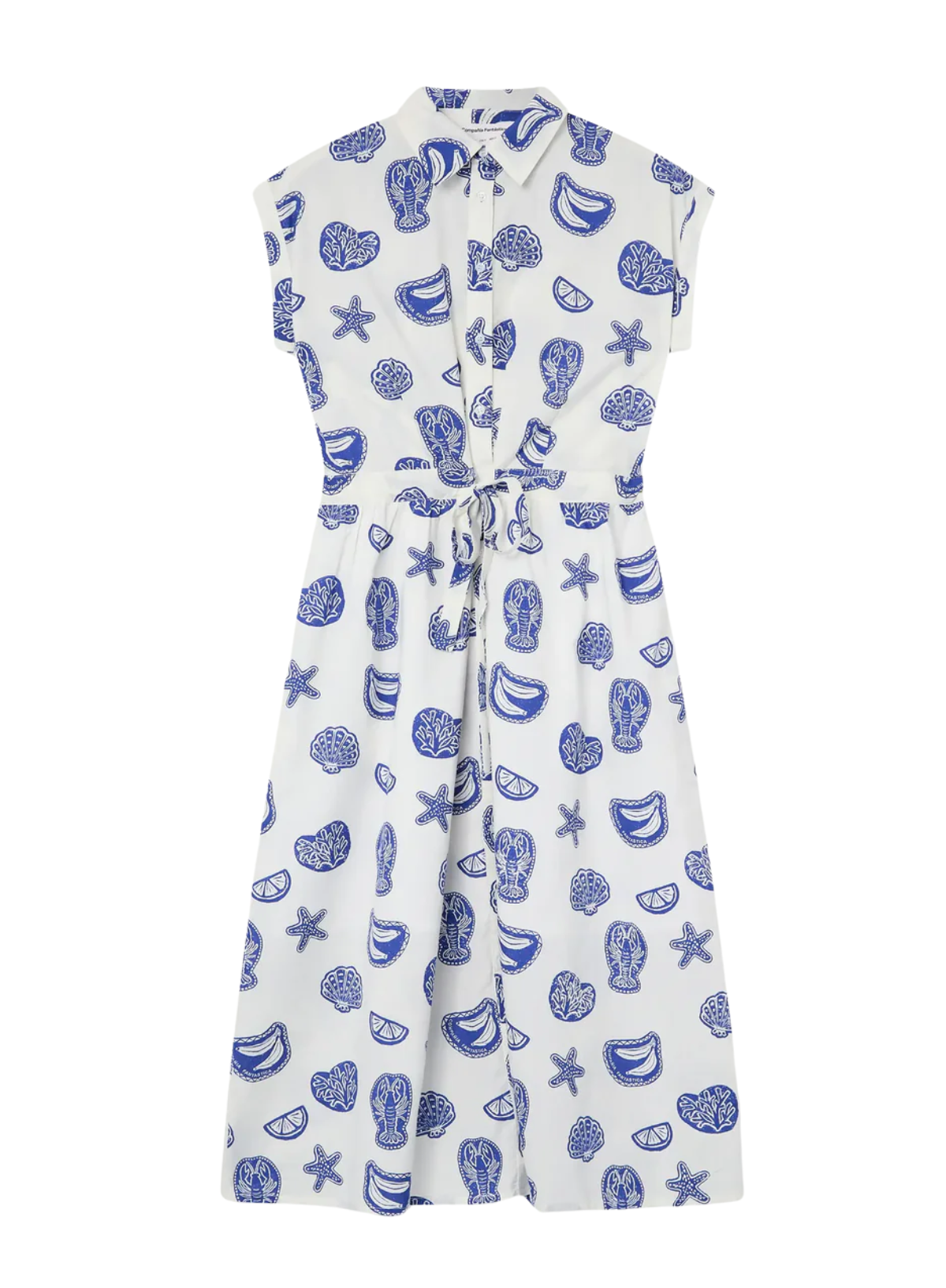 Compañia Fantastica Midi Dress in Lobster