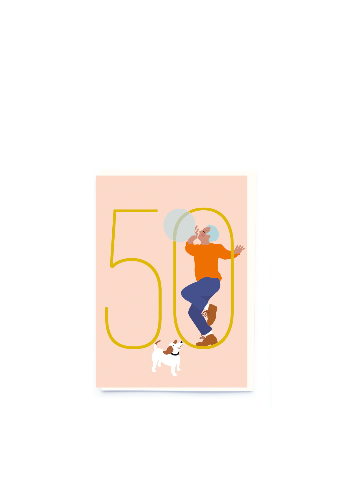 Mens Age 50 Card from Noi