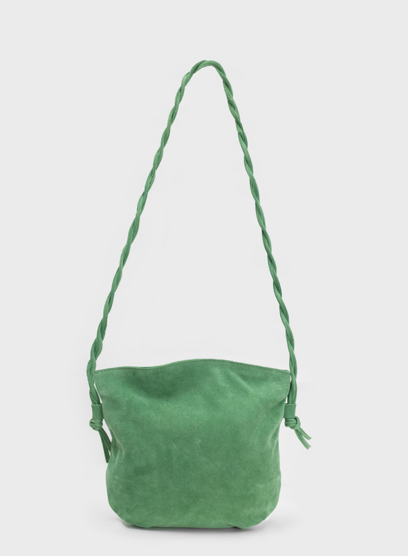 Braided Handle Crossbody Bag in Green from Nice Things