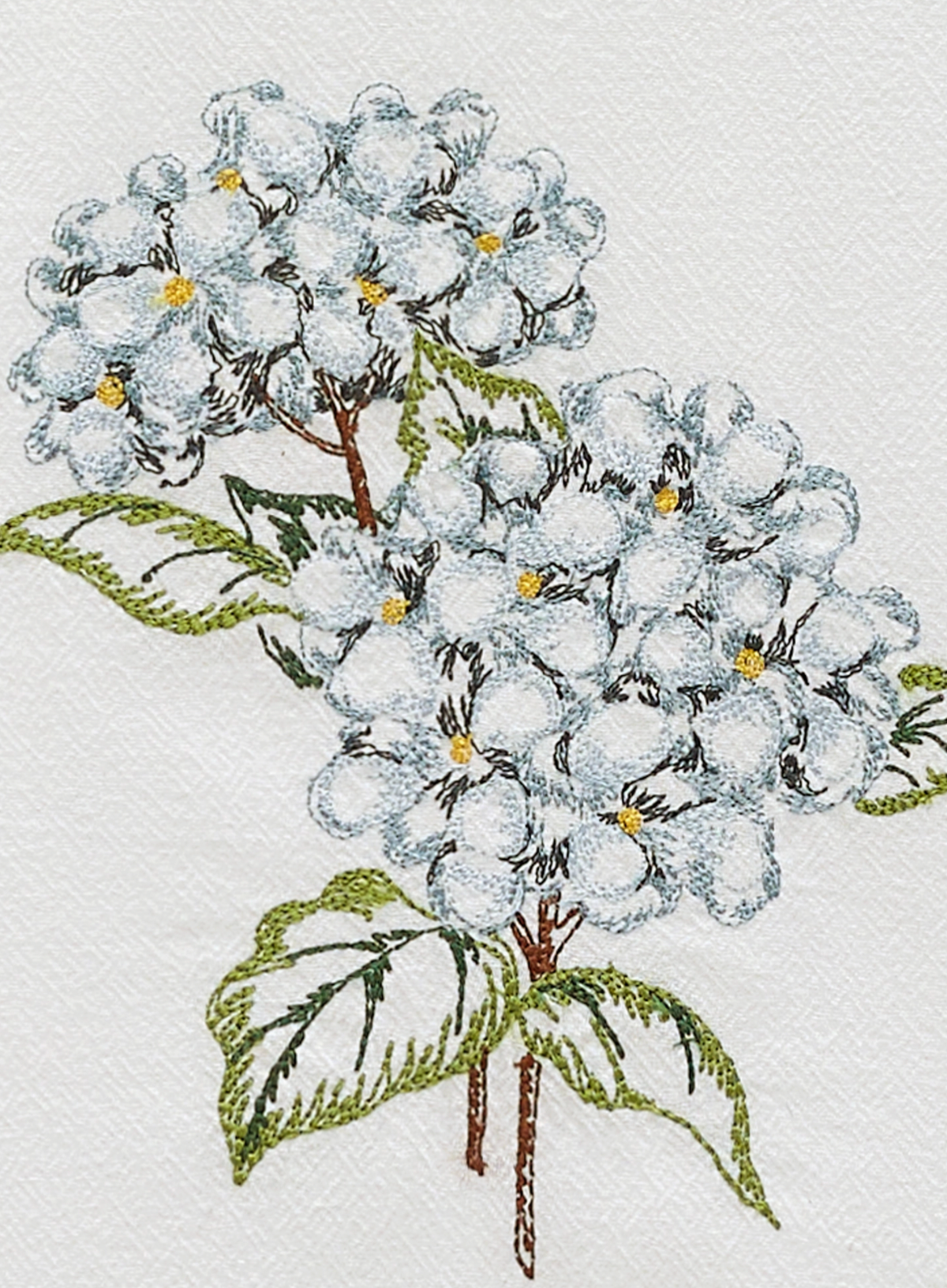 Peking Handicraft Hydrangea Kitchen Towel