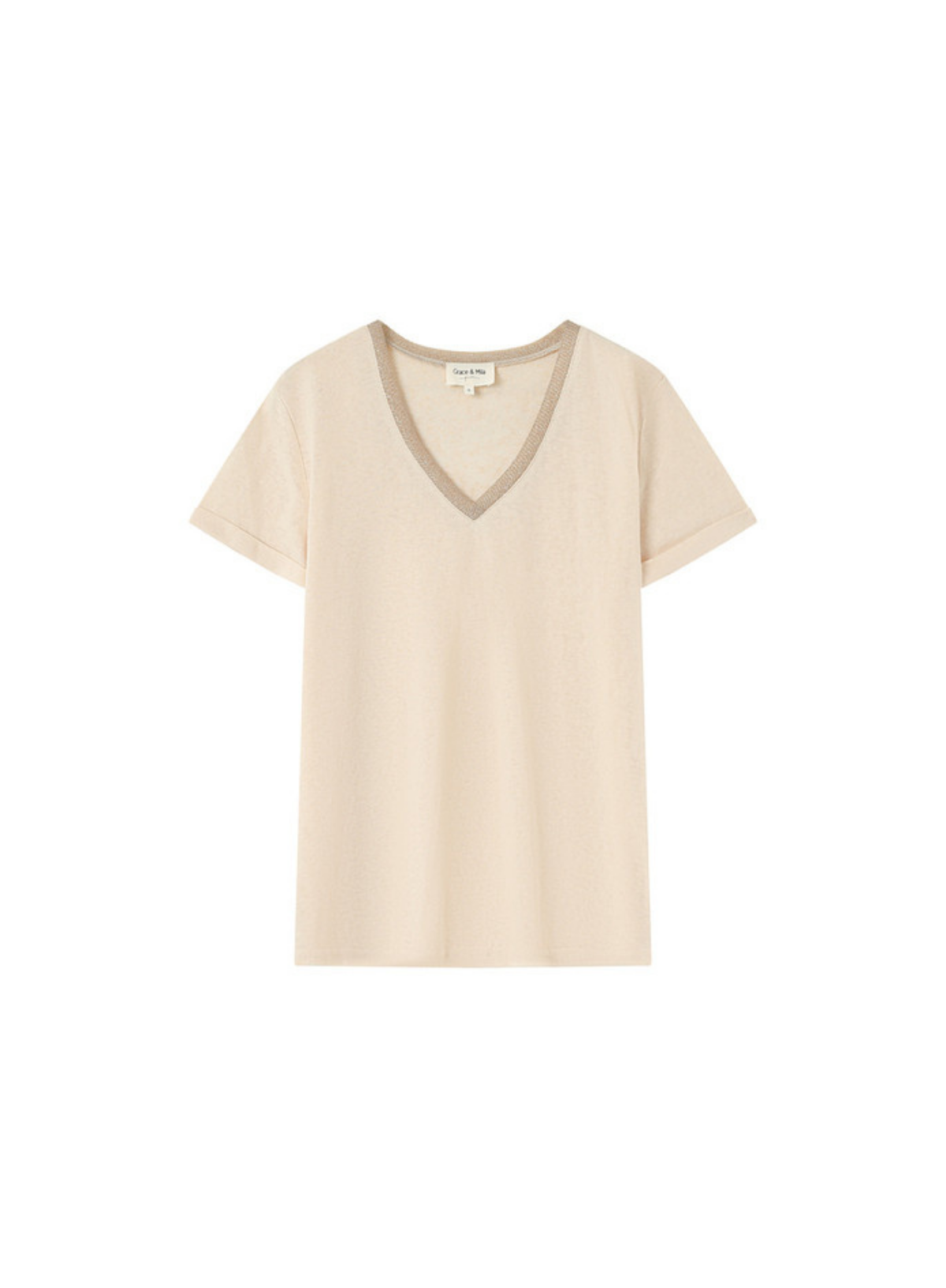 Pepito T-Shirt in Beige from Grace & Mila