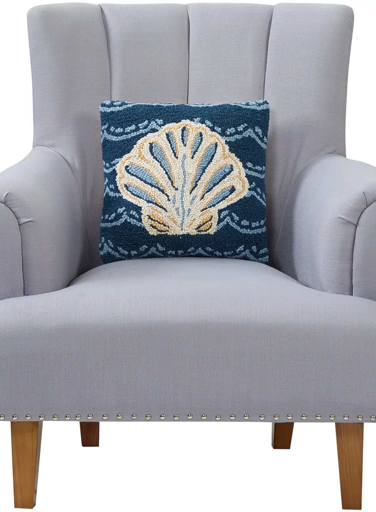 Scalloped Shell Hook Cushion from Peking Handicraft