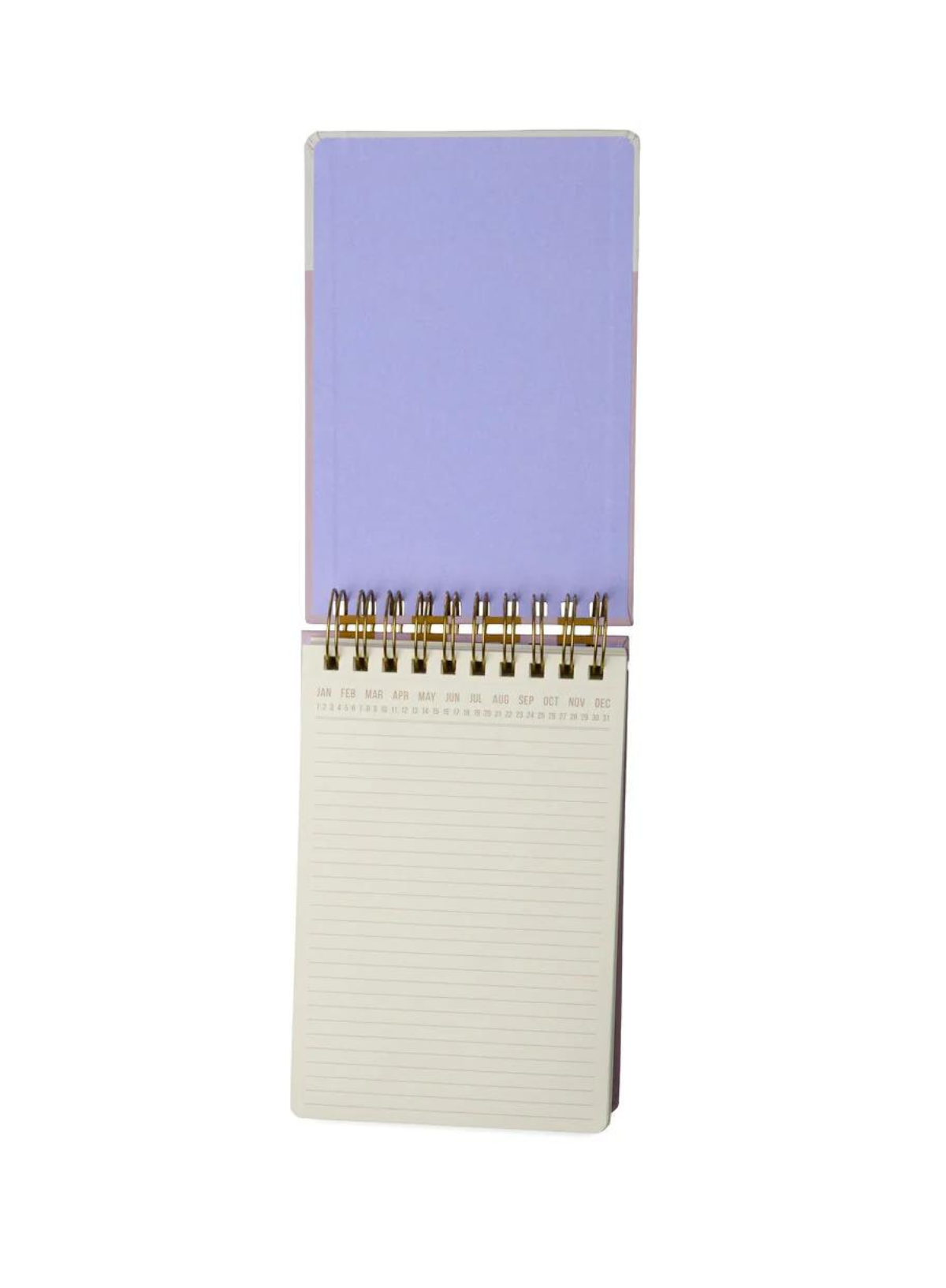 Large Chunky Notepad in Lilac + Ochre Stripes from Designworks Ink