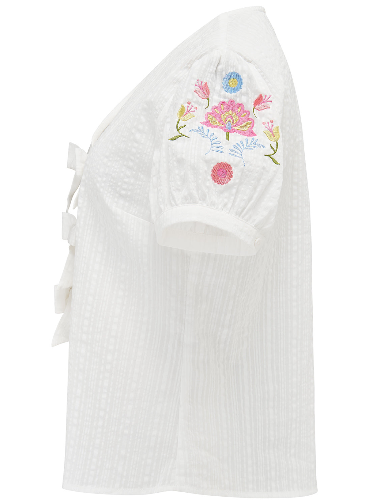 Sugarhill Adaline Bow Top White