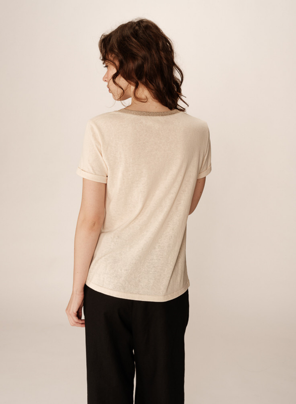Pepito T-Shirt in Beige from Grace & Mila