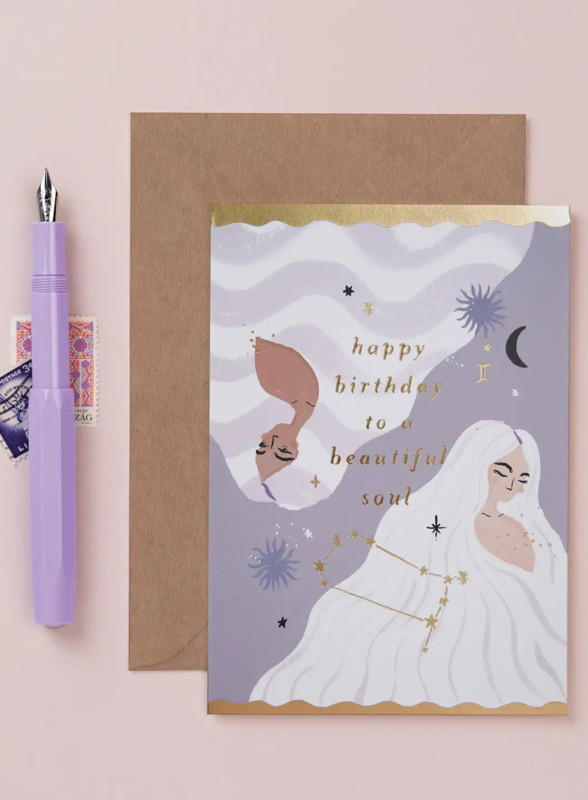Souls Zodiac Birthday Card from Sister Paper Co.