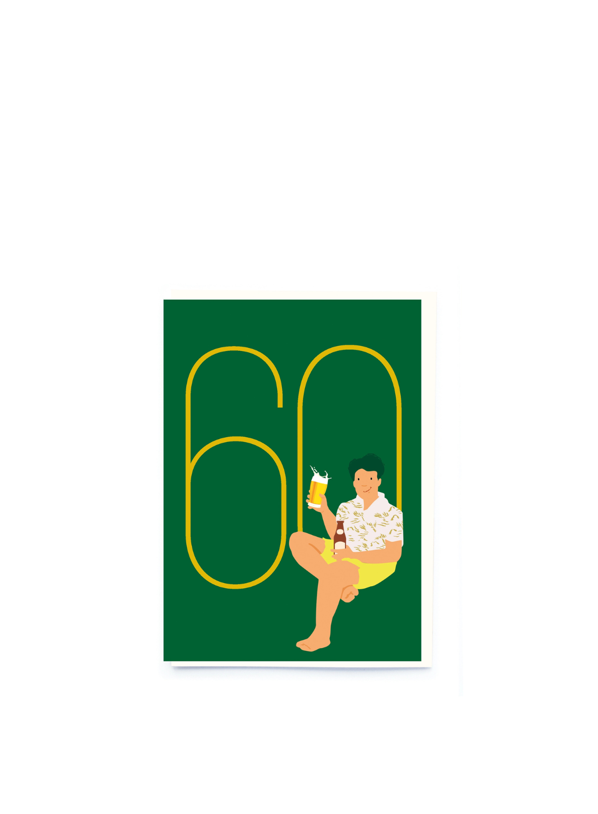 Mens Age 60 Card from Noi