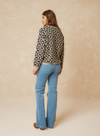 Jersey Patterned Knit in Black/Beige from Indi & Cold