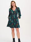 Bibi Mini Tea Dress in Navy Night Desert from Sugarhill