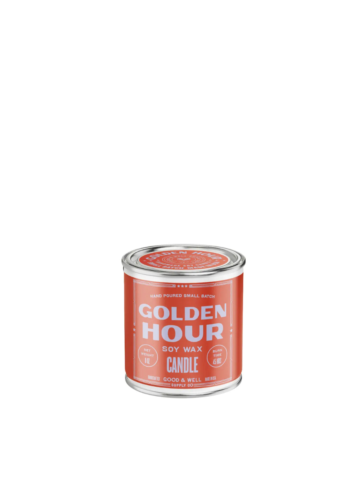 Golden Hour Soy Candle 1/2 Pint from Good & Well Supply Co.