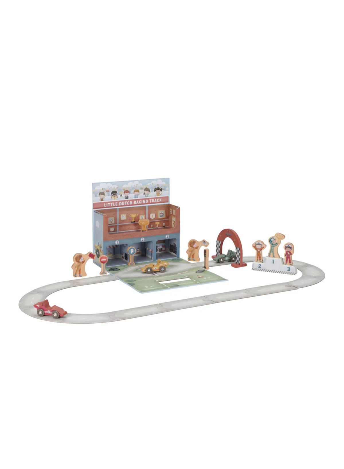 Little Dutch Play Case with Racetrack