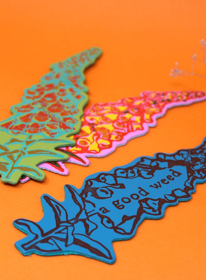 A Good Weed' Flower Bookmark from Ark