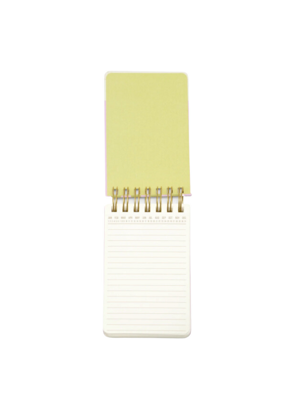 Twin Wire Notepad in Wavy Stripes from Designworks Ink