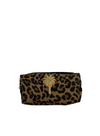 Leopard Print Make-Up Bag & Gold Palm Tree Pin Small from Sixton