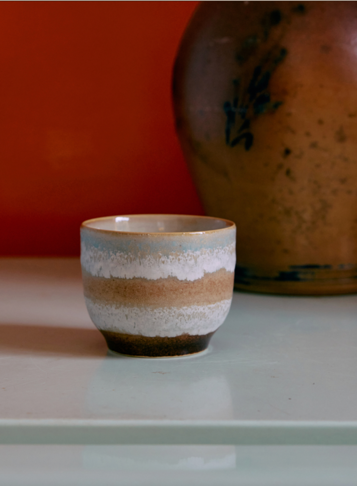 HK Living 70s Ceramics Café Cup in Skyline