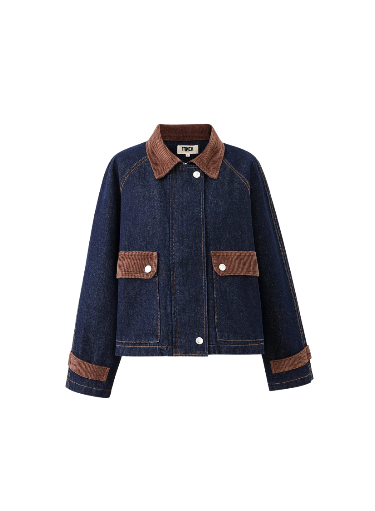 Zola Jacket in Midnight Blue from FRNCH