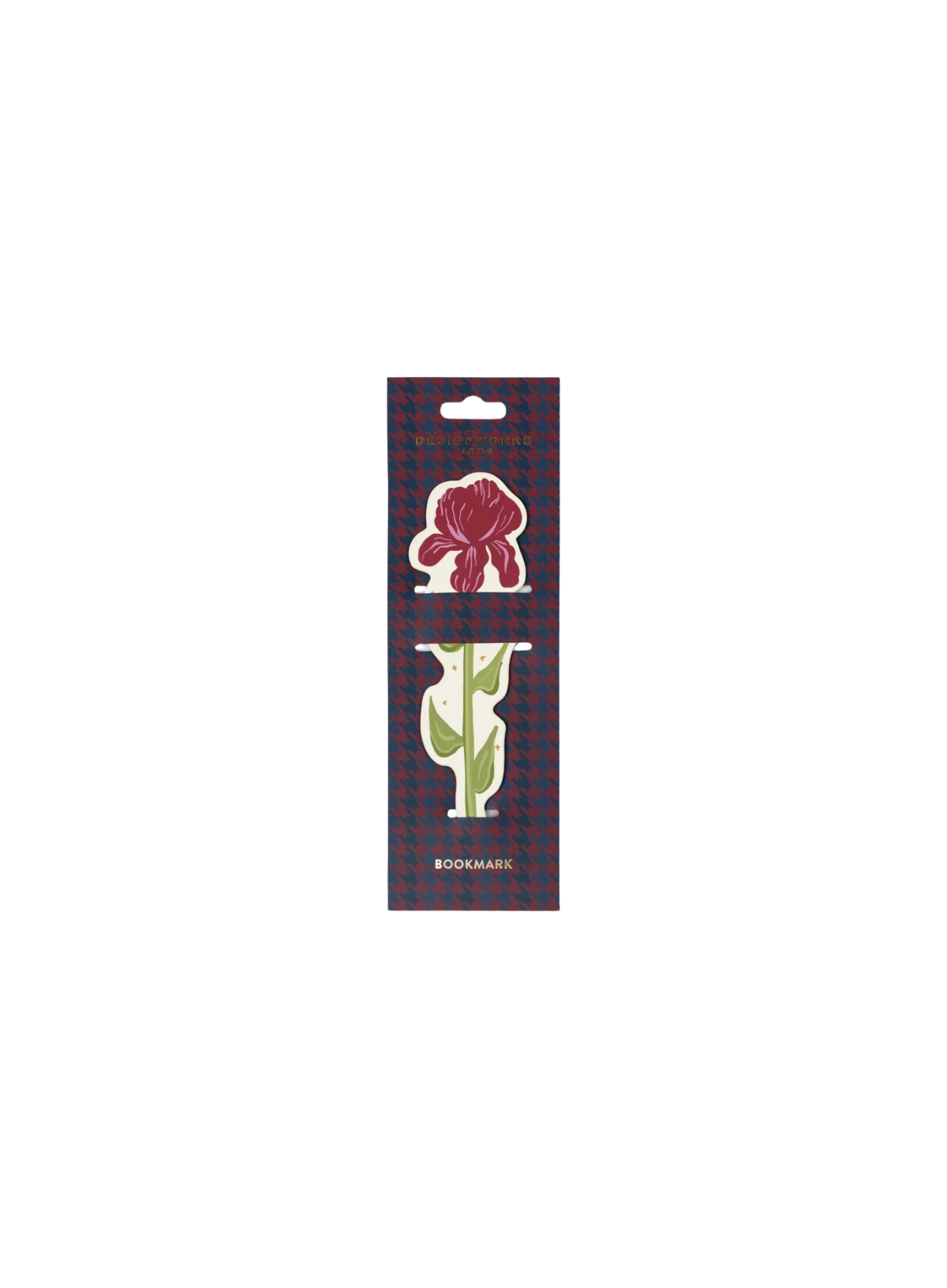 Designworks Ink Framed Floral Bookmark - Iris