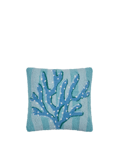 Coral Stripe Hook Cushion from Peking Handicraft