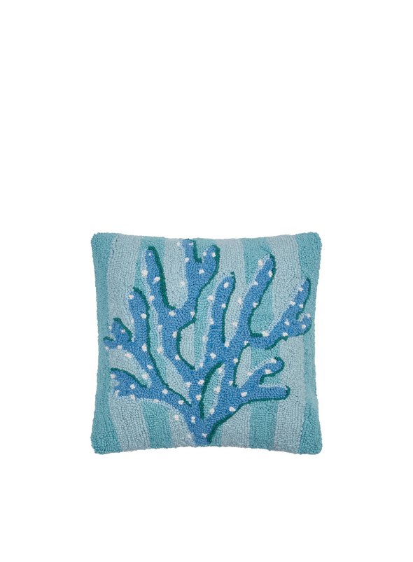 Coral Stripe Hook Cushion from Peking Handicraft
