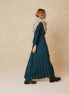 Midi Dress in Petrol Blue from Indi & Cold