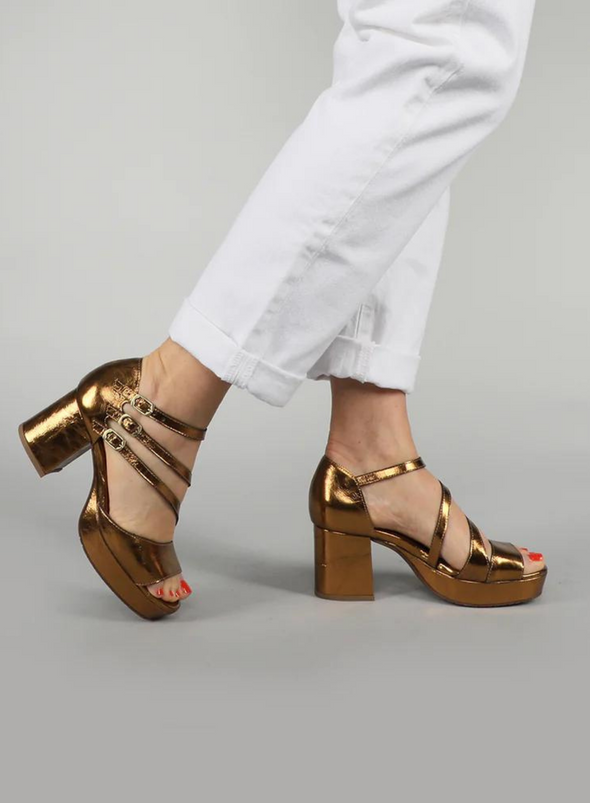 Carmen Heels in Bronze from Esska