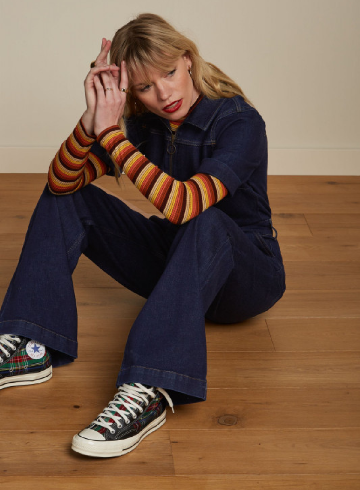 Garbo Jumpsuit Walker Denim in Indigo Blue from King Louie