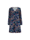 Bibi Mini Tea Dress in Navy, Midnight Woodland from Sugarhill