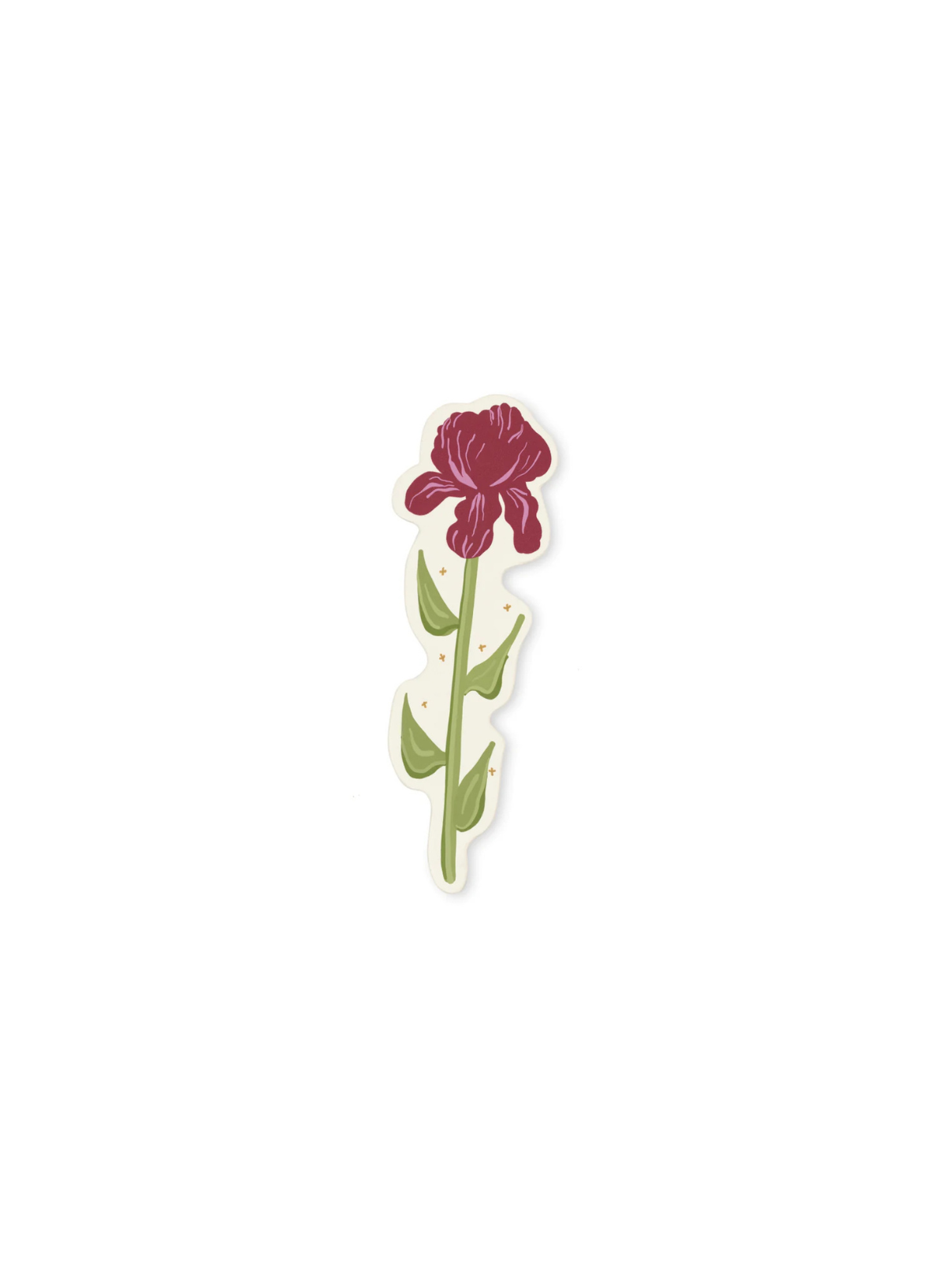 Designworks Ink Framed Floral Bookmark - Iris