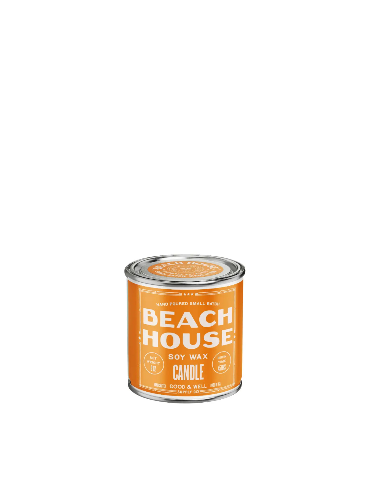 Beach House Soy Candle 1/2 Pint from Good & Well Supply Co.