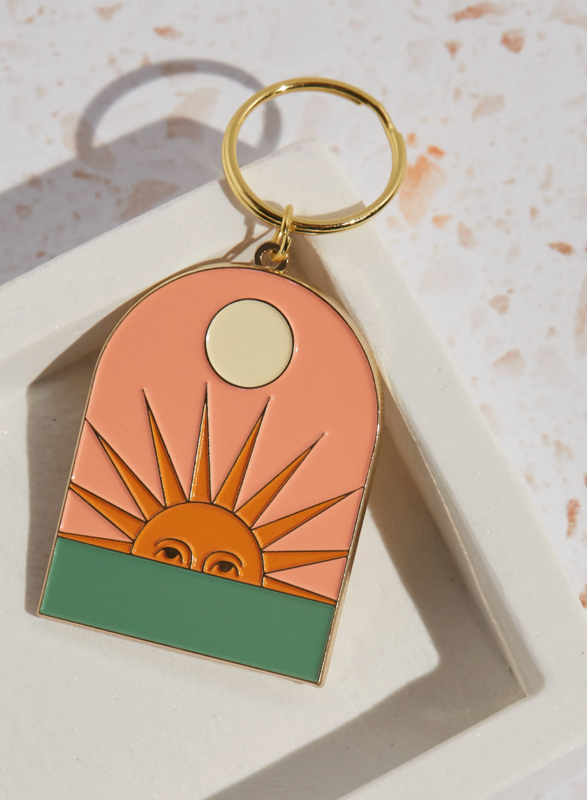 Setting Sun Keychain from Cai & Jo