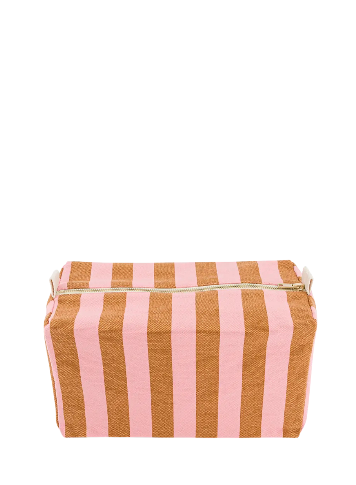 Rose in April Vic Toiletry Bag Caramel Strawberry Stripes