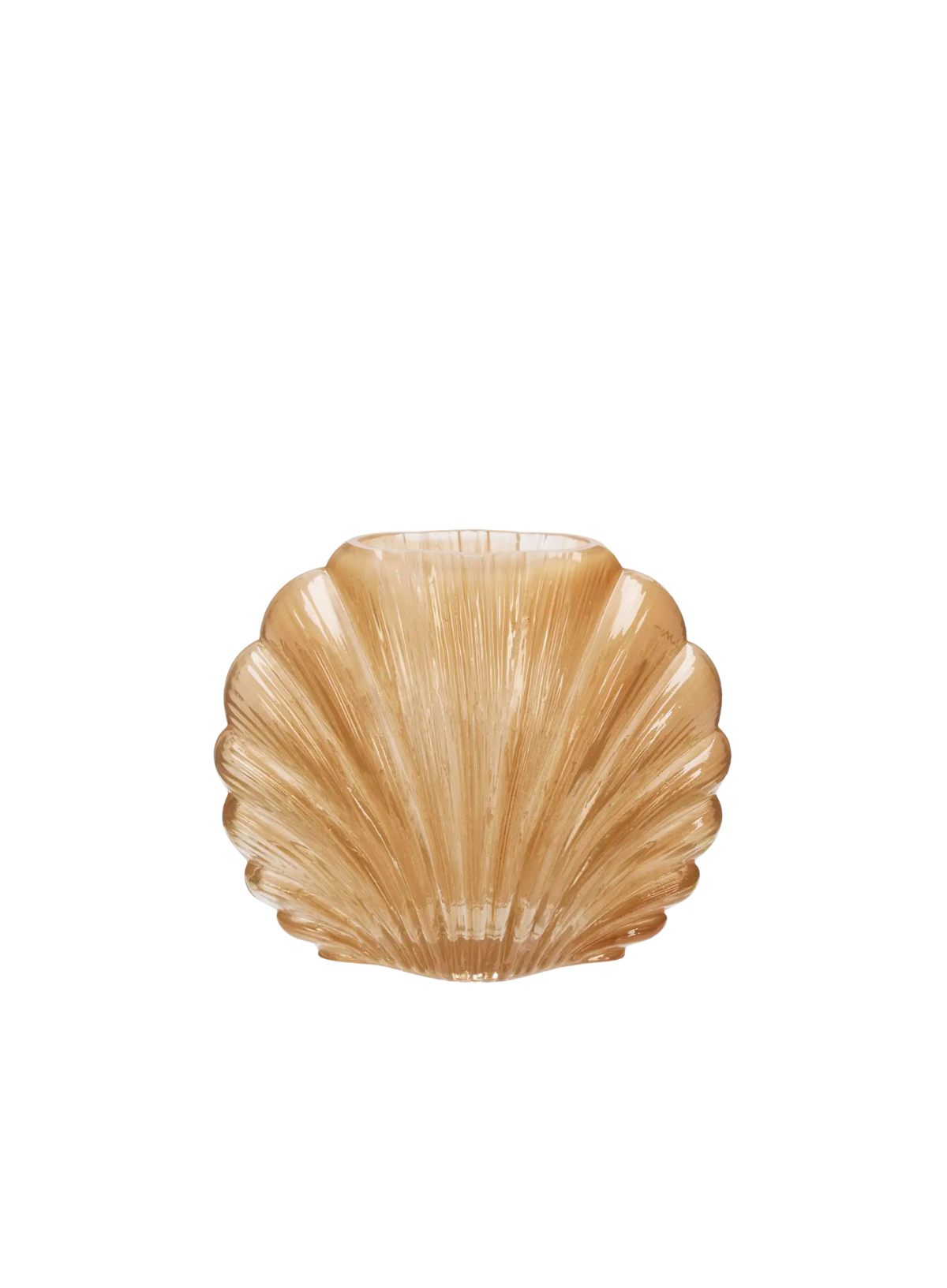 Madam Stoltz Soft Peach Shell Vase
