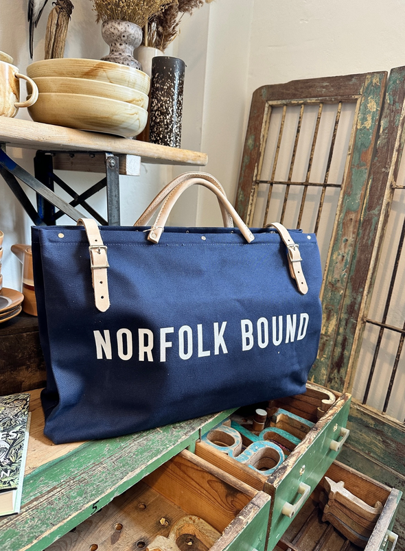 Norfolk Bound Navy Blue Canvas Utility Bag from Forestbound