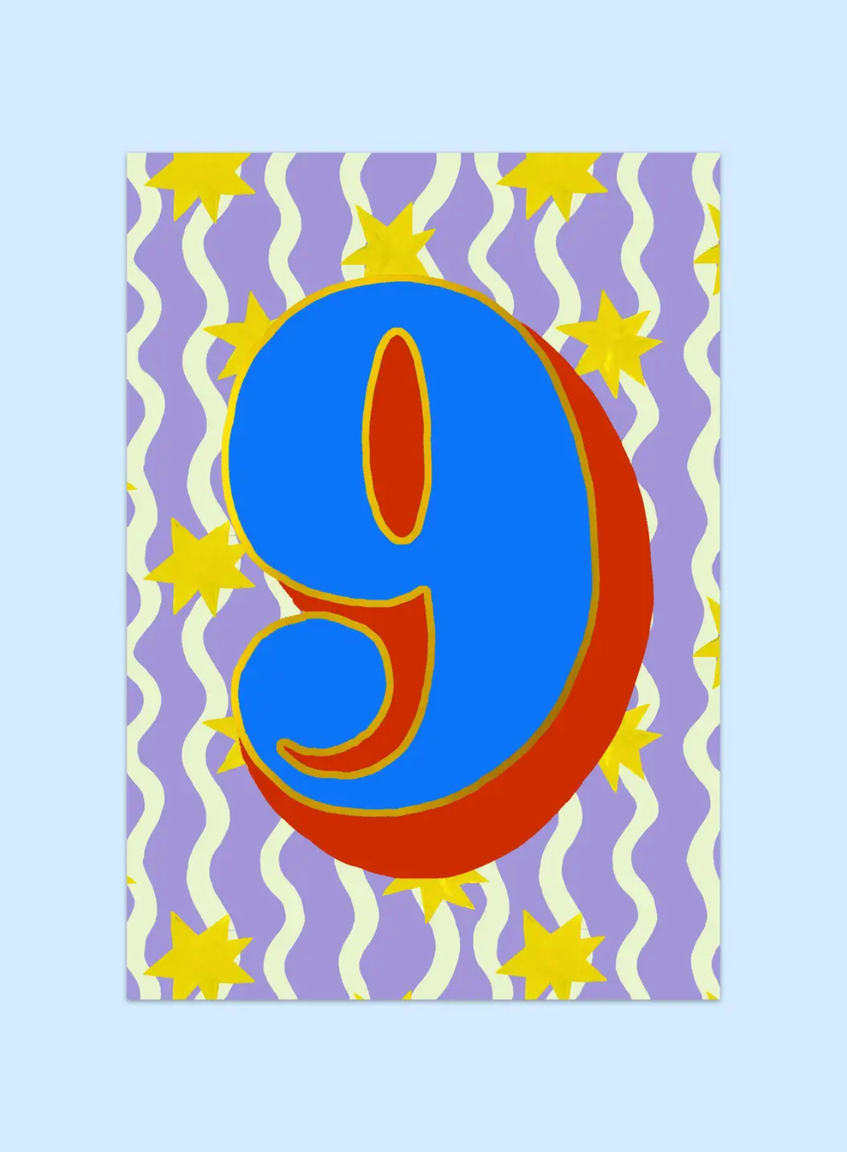 Age 9 Card from Eleanor Bowmer