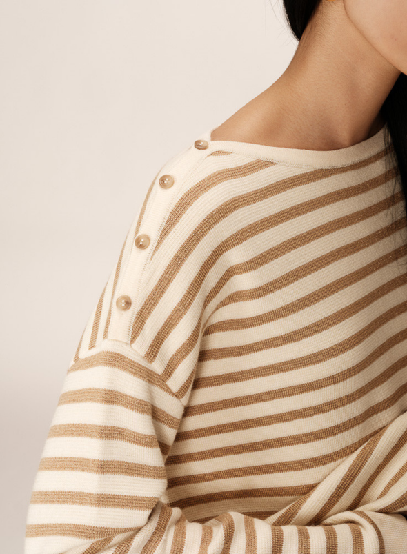 Pachamama Jumper in Orange Stripe from Grace & Mila