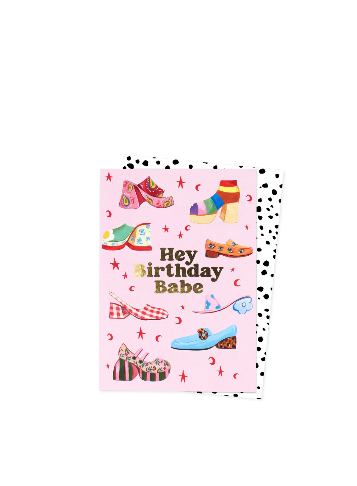 Birthday Babe Shoes Card from Eleanor Bowmer