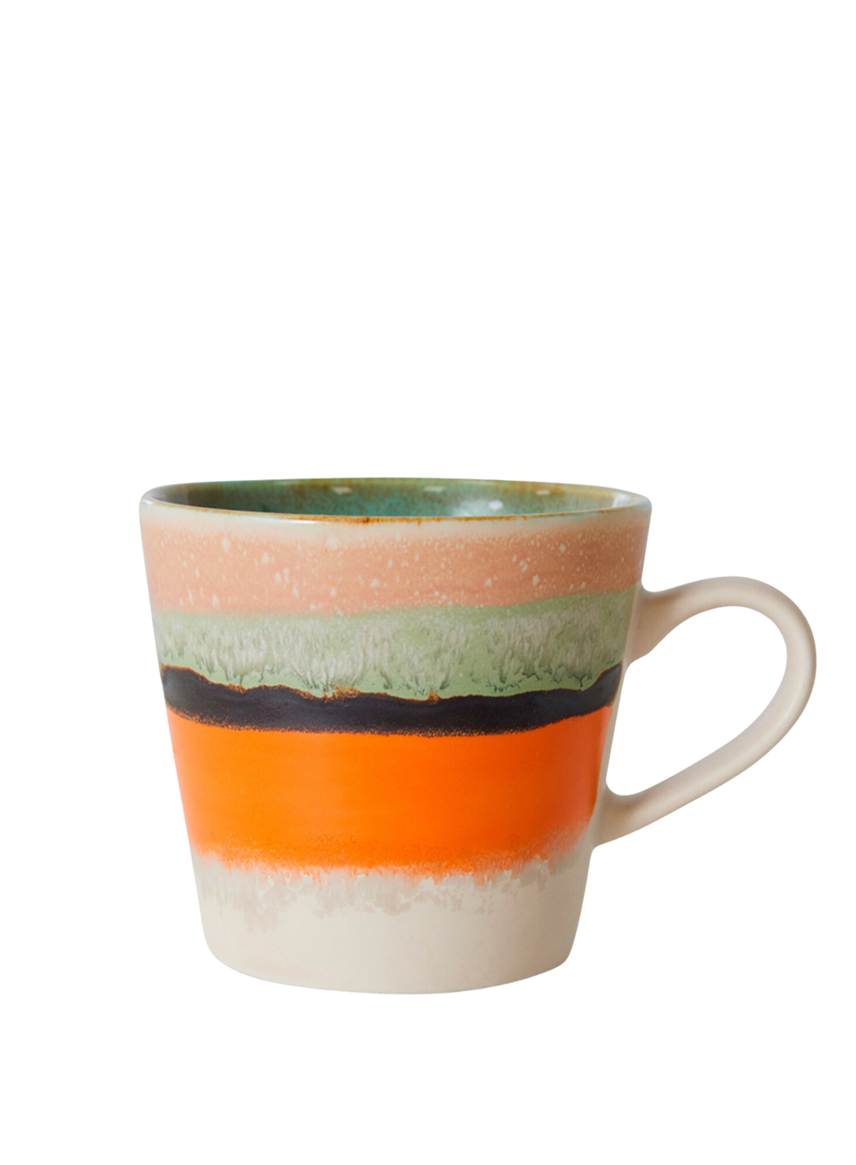 HK Living 70's Style Cappuccino Mug in Burst